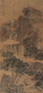 Landscape by  Huang Xiangjian