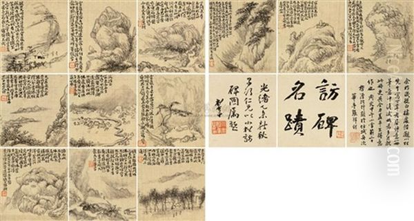 Album Of Miniature Landscapes (album W/12 Works) - view 1