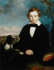 Young Boy With His Favorite Terrier