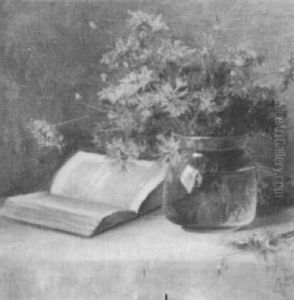 Flowers And Book