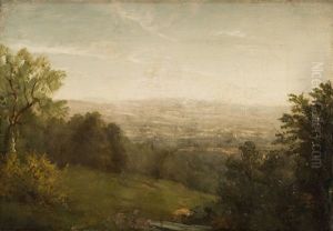 View Of A Valley by Richard William Hubbard