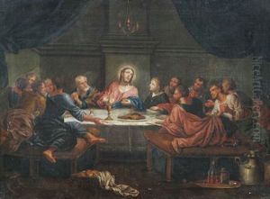 Das Letzte Abendmahl by Konrad Huber von Weissenhorn