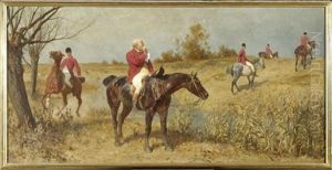 Jagdszene by Carl Rudolph Huber