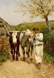 Der Ochsentrieb by Carl Rudolph Huber