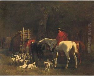 Huntsmen With Hounds
