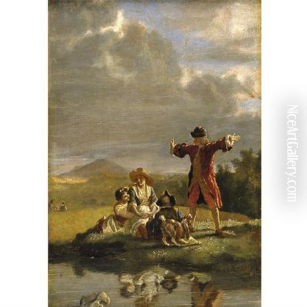 Voltaire Narrating A Fable - view 1