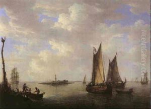 Hollandisches Seestuck by Johann Caspar Huber