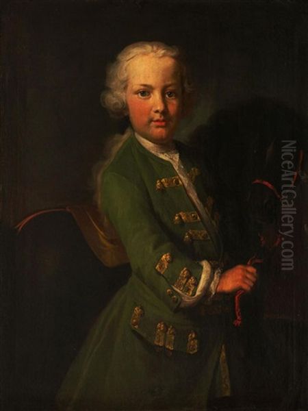 Portrait Of A Boy Standing Three - view 1