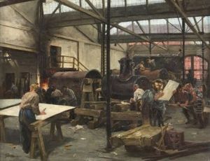 In Der Dampfkesselschmiede by Josef Huber