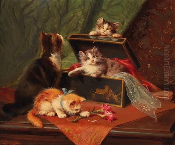 Kittens Playing - view 1