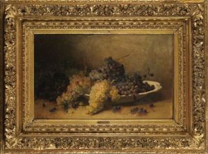 Grappes De Raisins Blancs Et Noirs