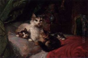 A Family Of Cats by Leon Charles Huber