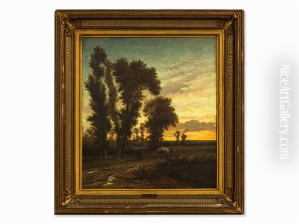Landscape At Sunset - view 1
