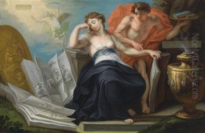 Eine Allegorie Des Alten Und Des Neuen Bundes by Thomas Huber
