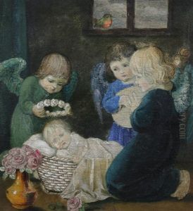 The Christ Child With Angels