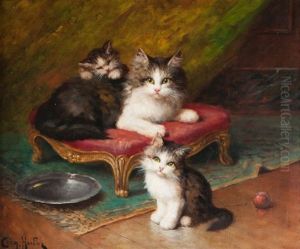 Les Chatons by Leon Hubert