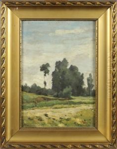 Paysage by Edouard Jules Joseph Huberti
