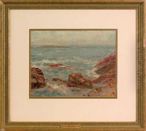 Rocky Coast Of Maine by William Sterna Barratt