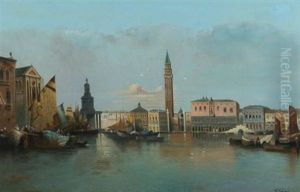 The Doge's Palace, Venice by Anton Huebner