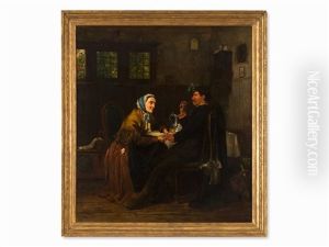 Heimkehr Des Soldaten by Carl Wilhelm Huebner