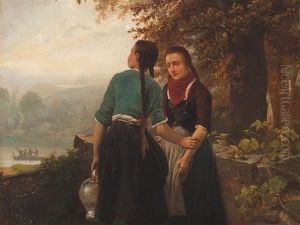 The Farewell by Carl Wilhelm Huebner