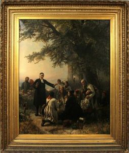 The Sermon by Carl Wilhelm Huebner