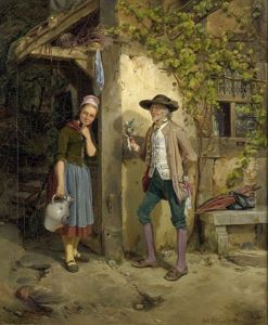 Der Antrag by Carl Wilhelm Huebner