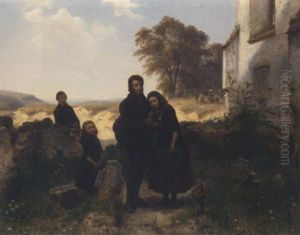 The Farewell by Carl Wilhelm Huebner