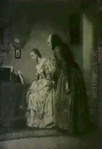 Forbidden Love by Carl Wilhelm Huebner