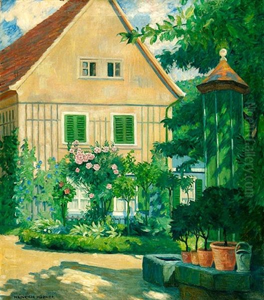 Sommerlicher Vorgarten - view 1