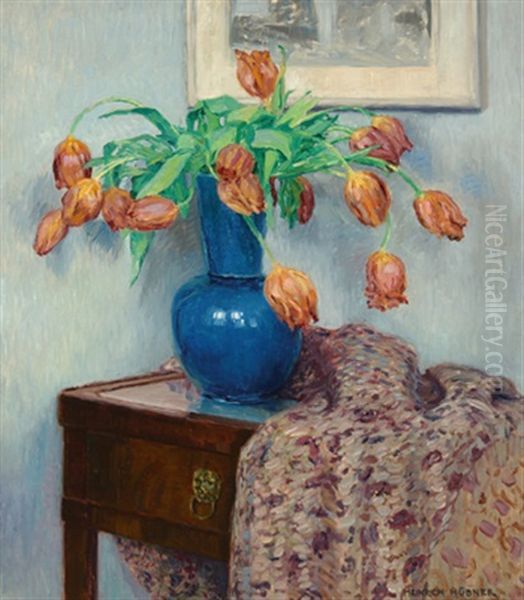 Tulpenstraus Auf Konsolentisch - view 1