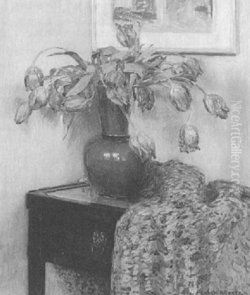 Stilleben Mit Verwelkten Tulpen - view 1
