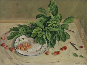 Nature Morte Aux Cerises by Aime Barraud