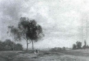 View On Hampstead Heath by Peter Paul Hubner
