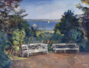 Garten In Travemunde by Ulrich Huebner