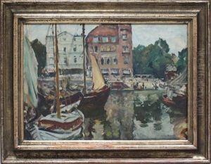 Hafen Von Warnemunde Mit "altem Strom" by Ulrich Huebner