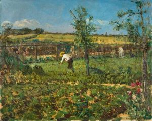 Im Garten by Ulrich Huebner