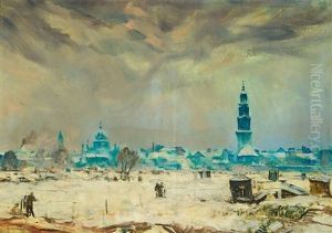 Blick Auf Das Winterliche Potsdam