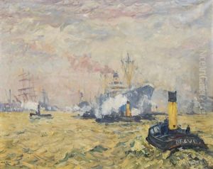 Port Of Hamburg by Ulrich Huebner