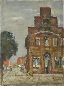 Strassenszene by Ulrich Huebner
