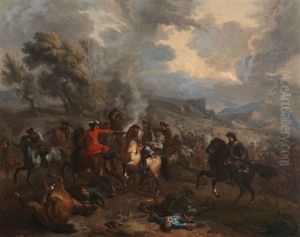 A Cavalry Engagement From The War Of The Spanish Succession