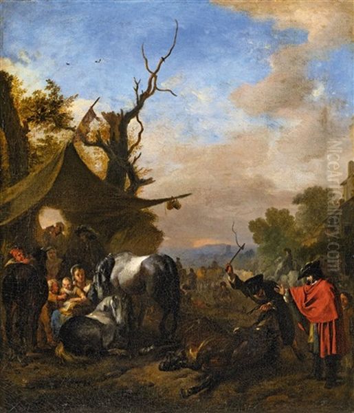 Landscape With Horsemen - view 1