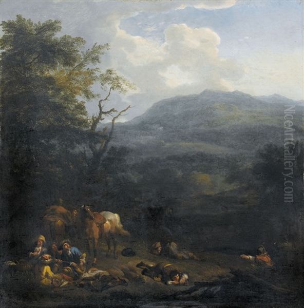Landschaft Mit Rastenden Reitern - view 1