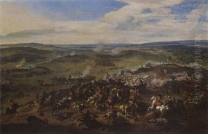 The Battle At Blenheim, Near Hochstadt (bavaria), 13 August 1704