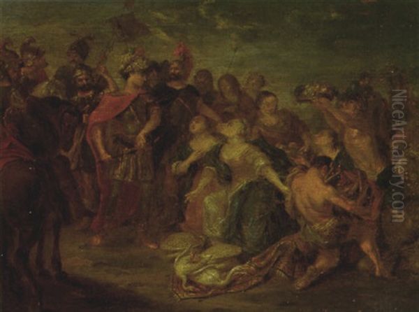 The Family Of Darius Before Alexander - view 1