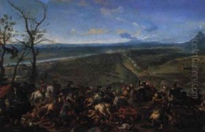 Kurfurst Max Emanuel In Der Schlacht 1688 Gegen Die Turken Bei Belgrad by or Huchtenburgh, Jan van Huchtenberg