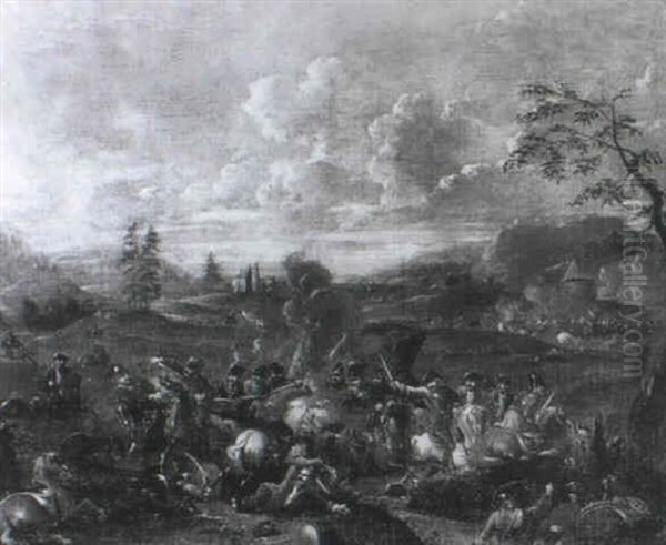 A Cavalry Engagement - view 1