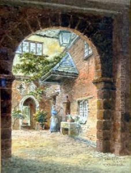 'the Close, Exeter' Signed 7 X 5in - view 1