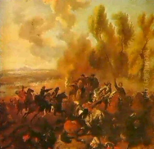 A Cavalry Engagement. - view 1