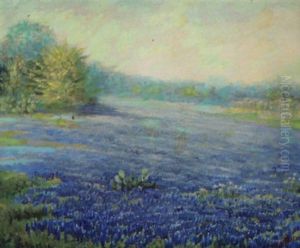 Field Of Bluebonnets, Texas